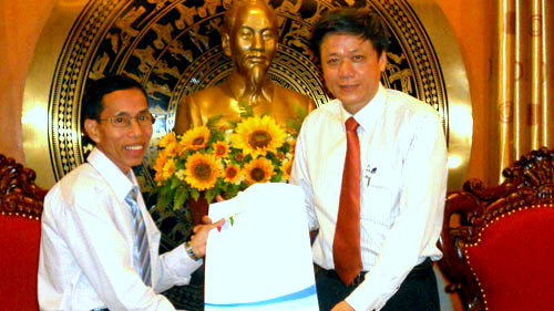 ການນຳວິທະຍຸກະຈາຍສຽງ ຫວຽດນາມ ຕ້ອນຮັບຄະນະຜູ້ແທນ ວິທະຍຸກະຈາຍສຽງ, ໂທລະພາບມຽນມາ